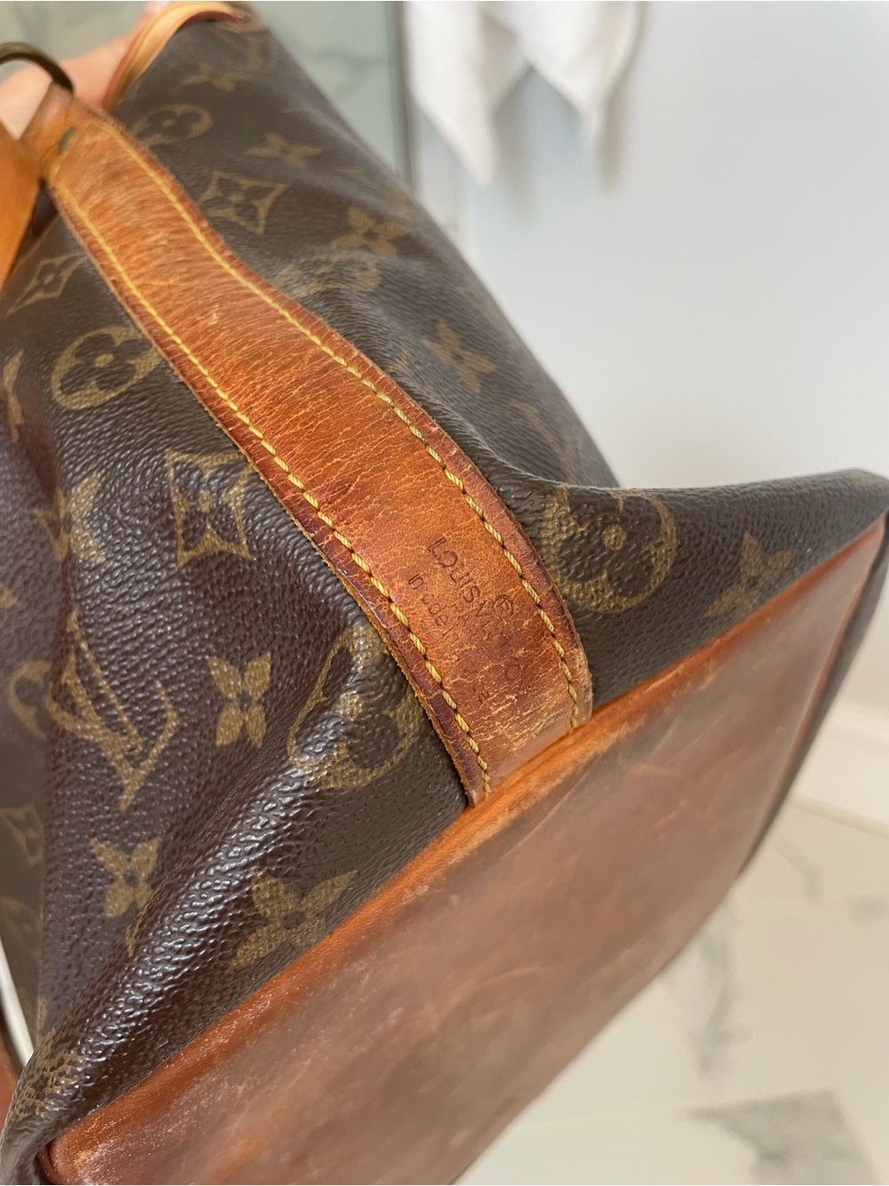 Authentic Louis Vuitton Noe Monogram bag 1988 vintage - Picture 4 of 11